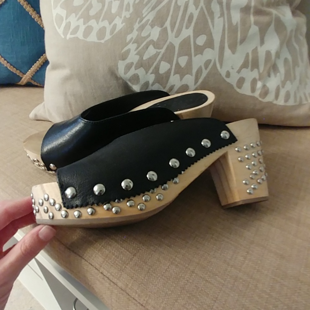 Free People Studded Mules